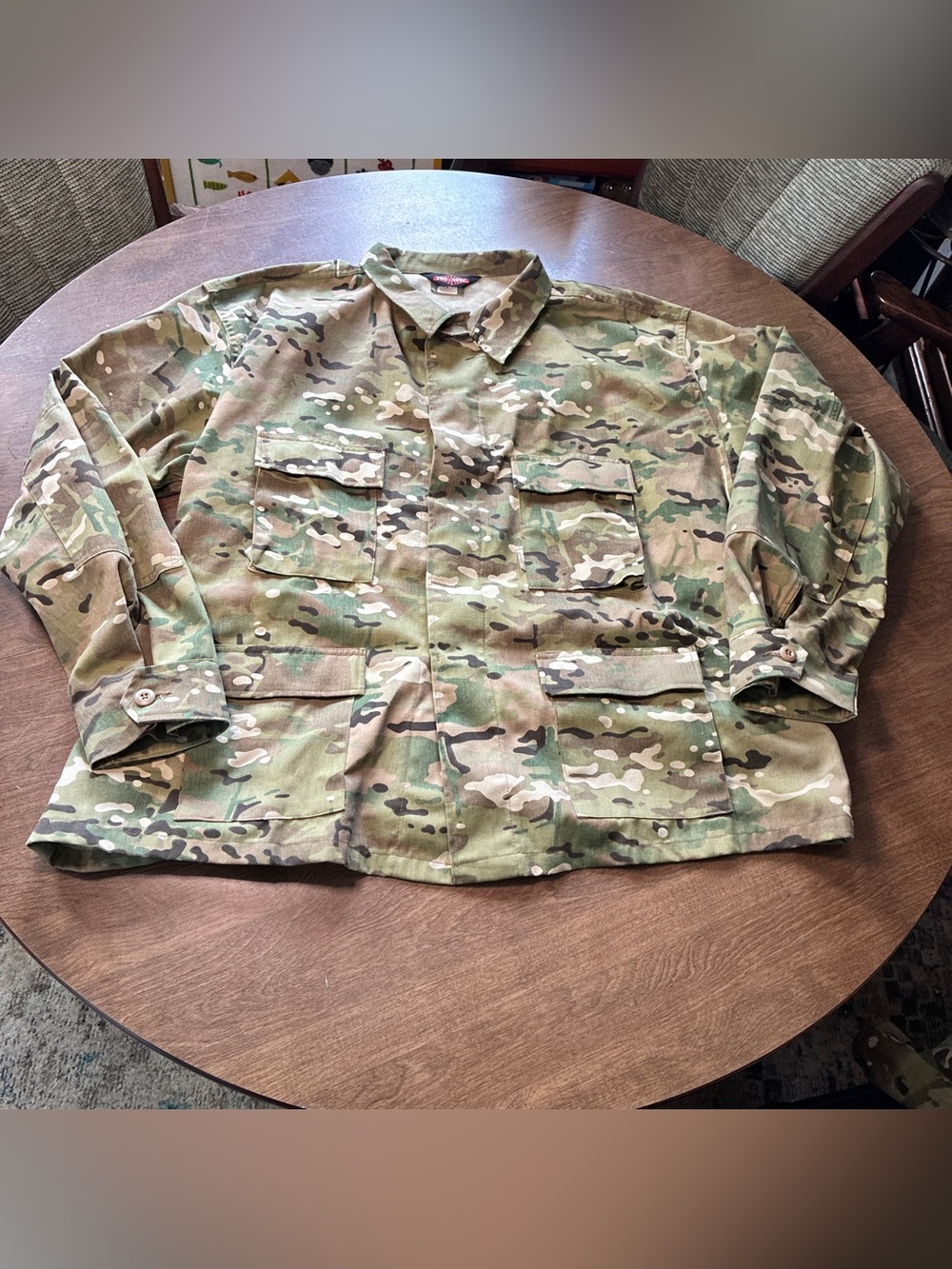 Tru Spec Men's 3XL Camouflage Field Jacket Button Multicam